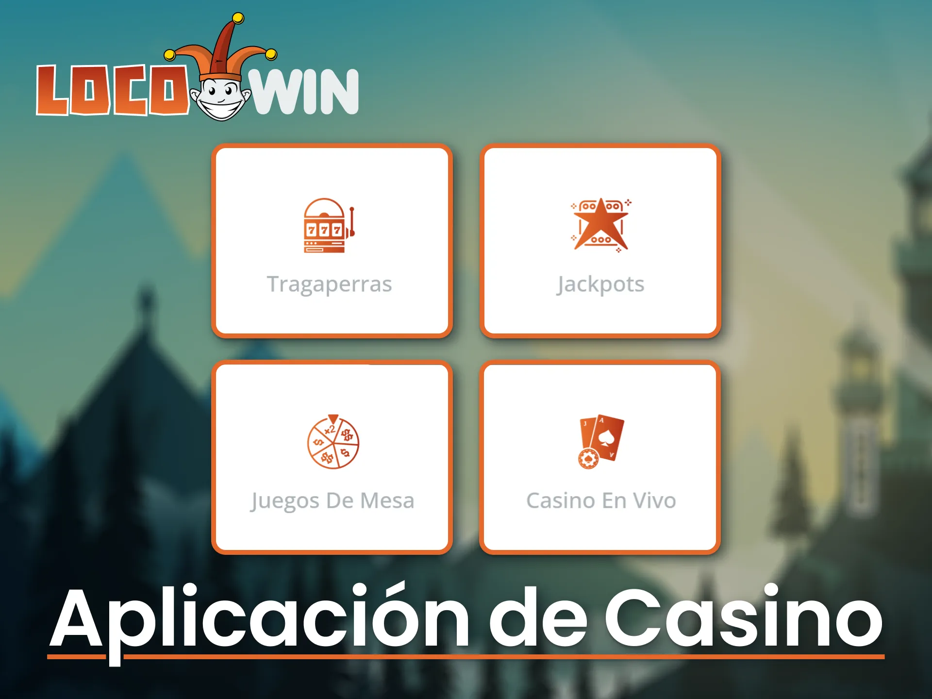 Juega y gana en el casino con la app de LocoWin.