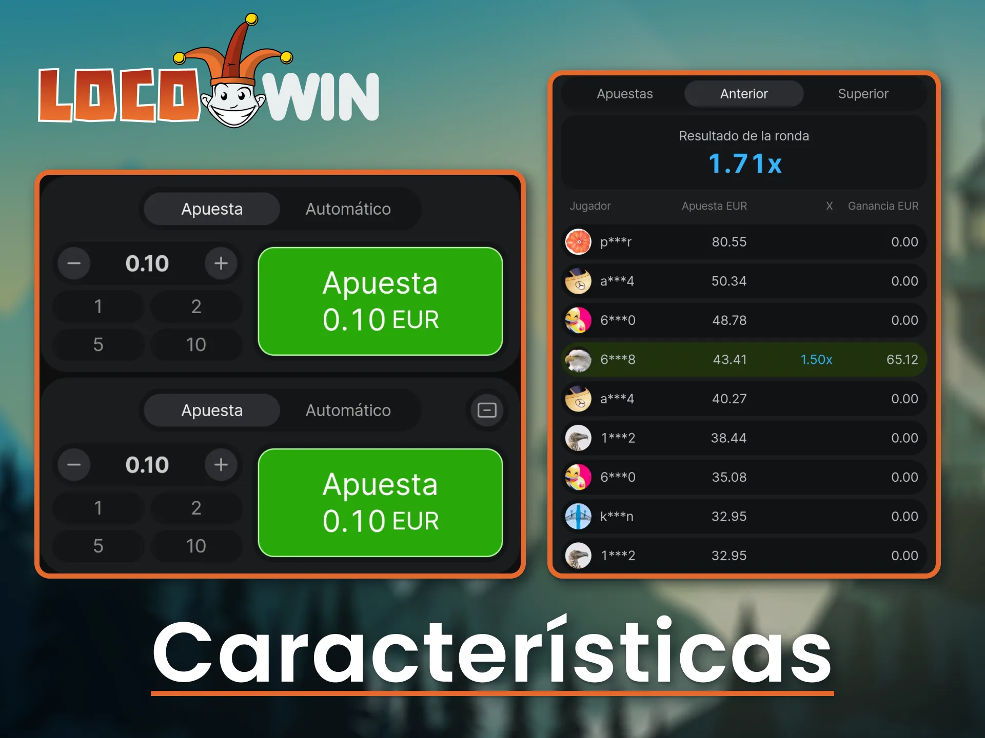 Conoce las características y vefits del juego Aviator en LocoWin.