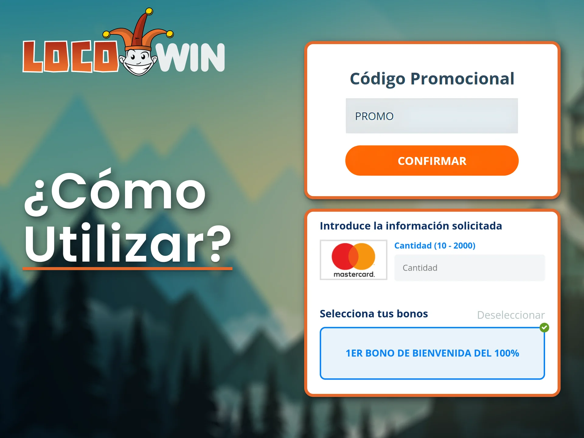 Consulte nuestra guía para usar códigos promocionales en LocoWin.