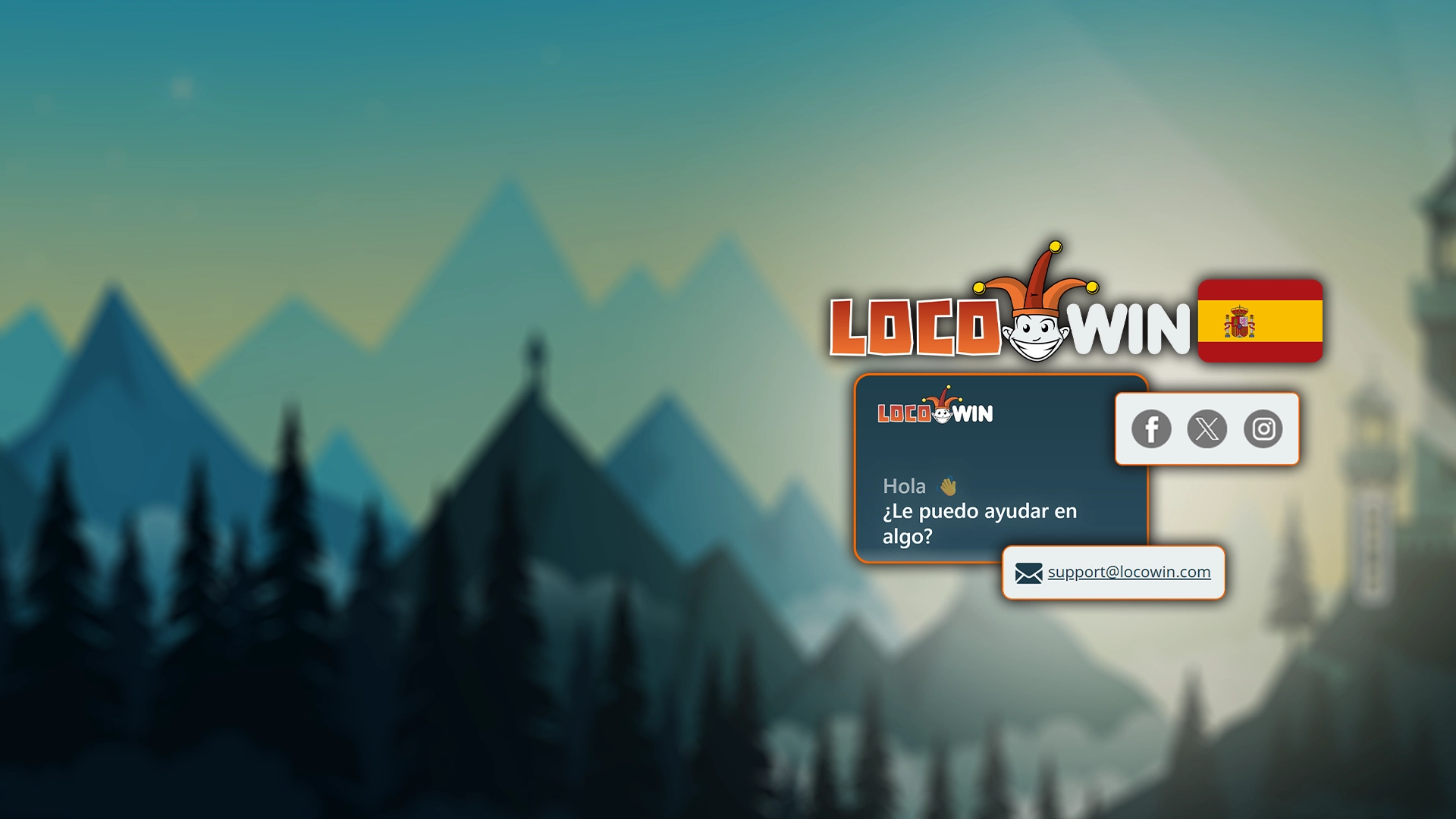 Aquí encontrará formas de ponerse en contacto con el equipo de LocoWin.