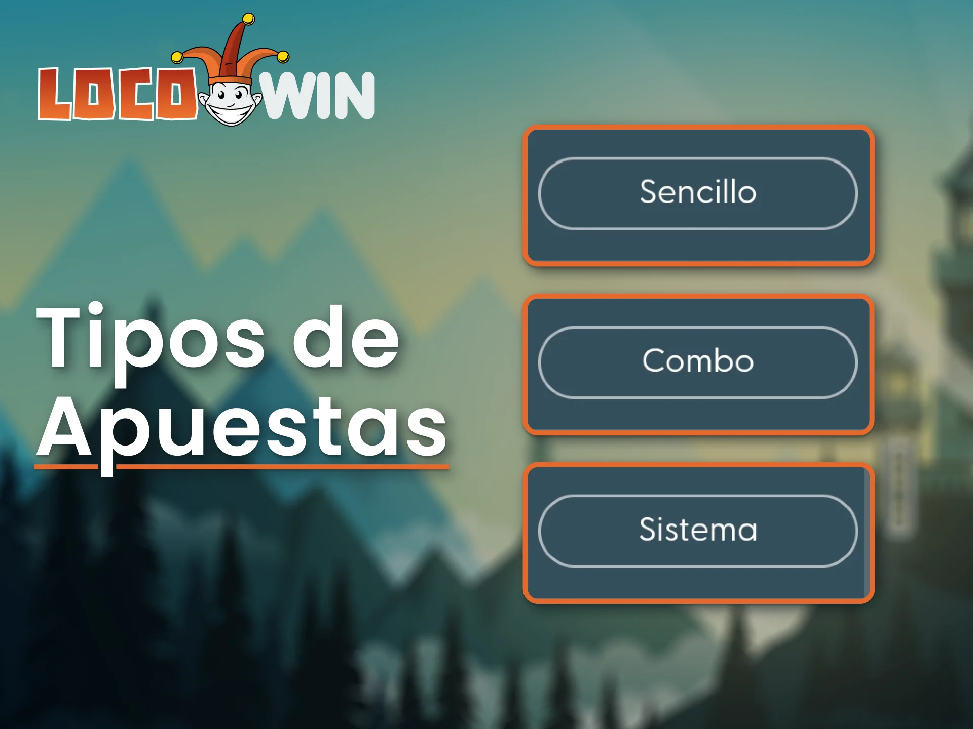 Infórmate sobre los tipos de apuestas que puedes realizar en LocoWin.