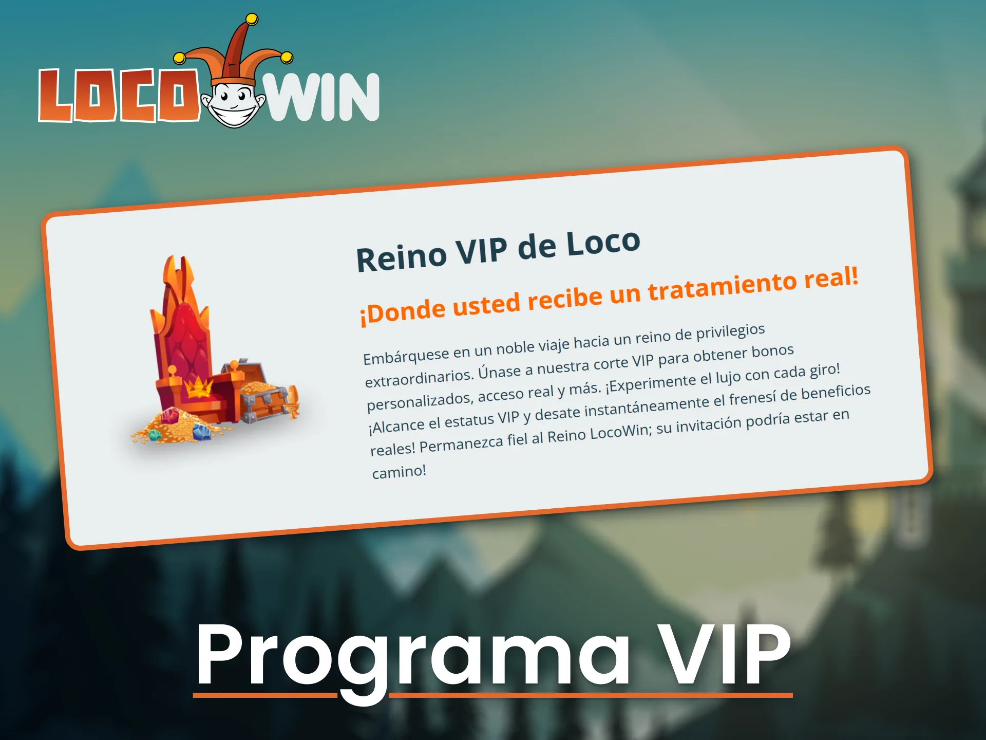 Gana más y disfruta mejor con las ventajas del exclusivo Programa VIP de LocoWin.