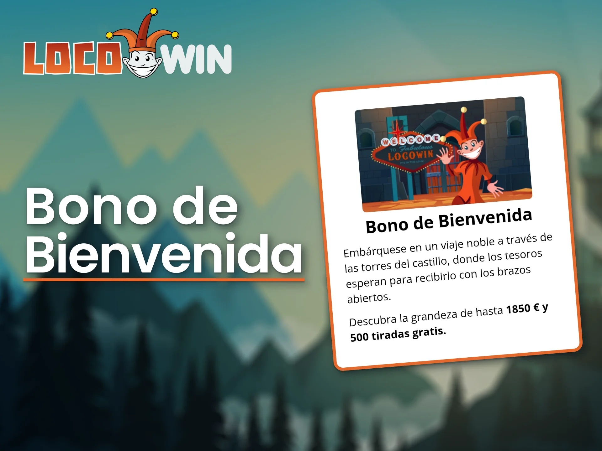 Regístrese y obtenga un bono de bienvenida para aumentar sus posibilidades de LocoWin.