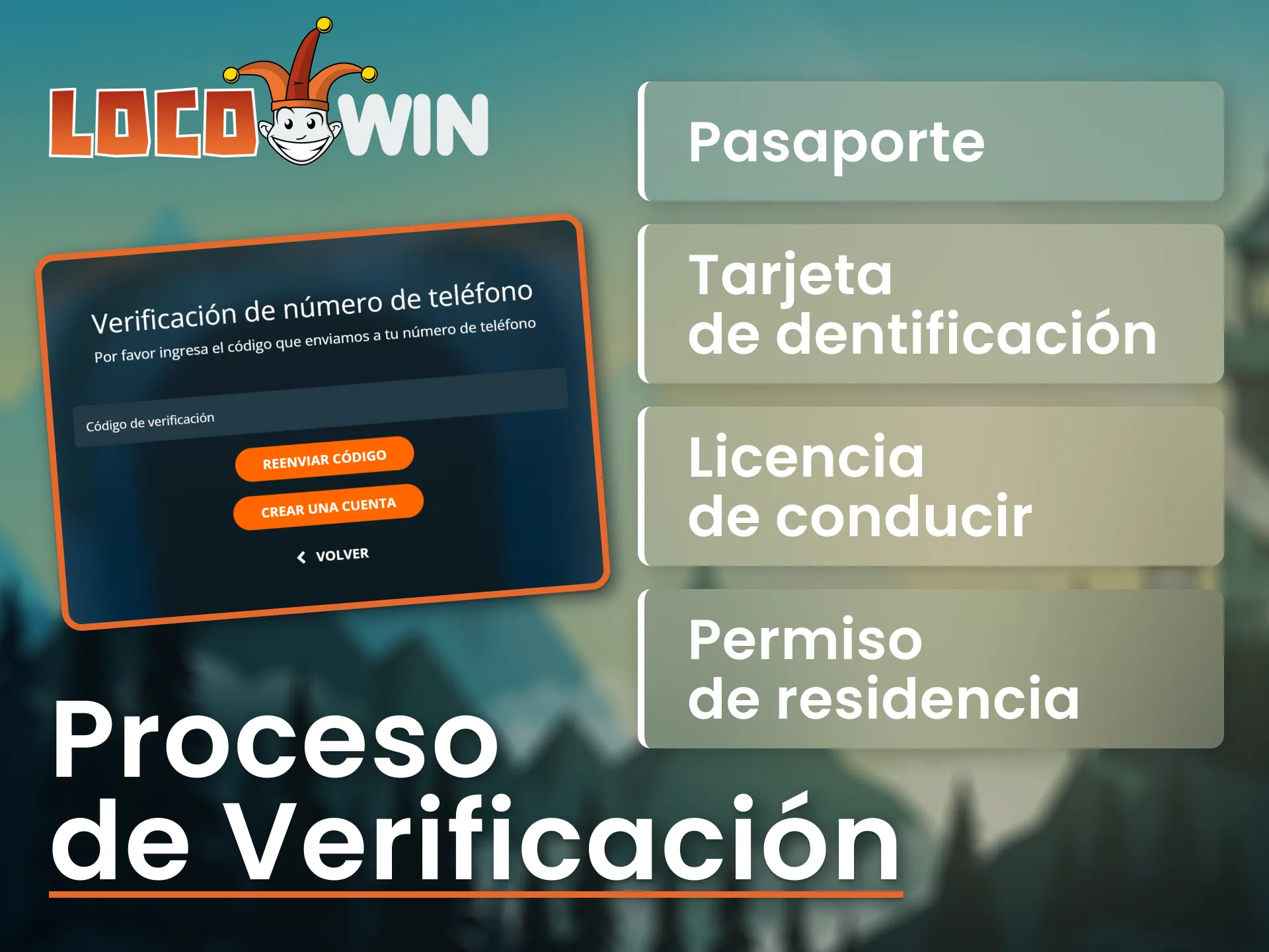 Verifica tu cuenta en LocoWin y disfruta de toda la plataforma sin límites.