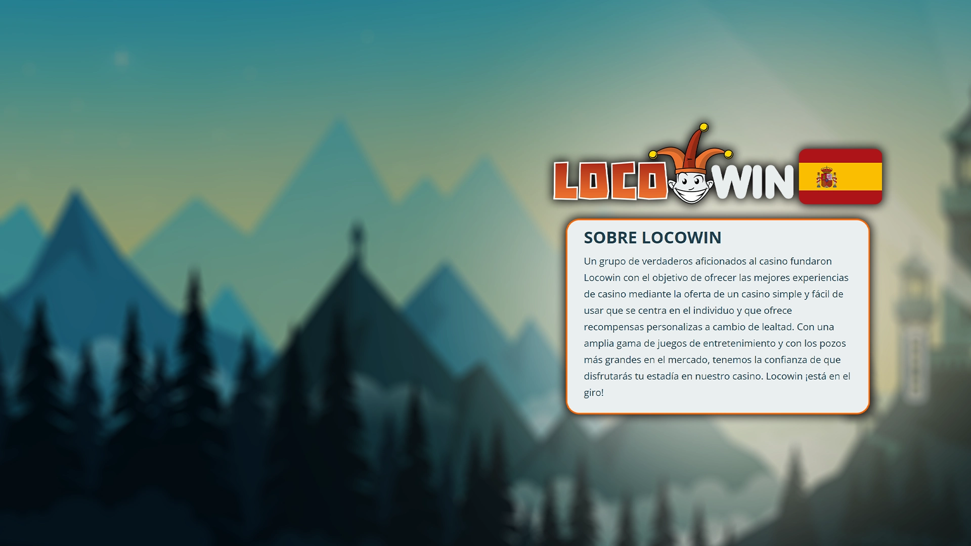 Aquí encontrará toda la información sobre la plataforma LocoWin.