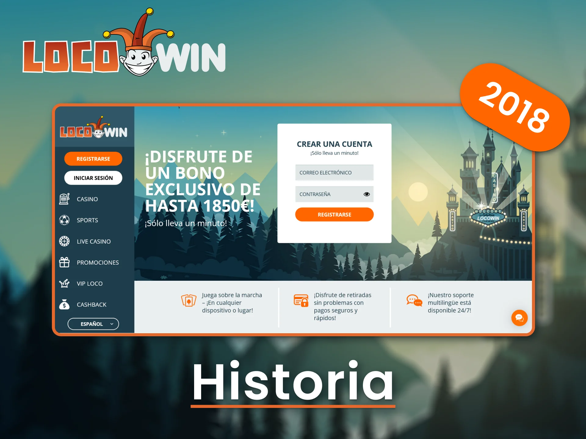 La plataforma LocoWin lleva operando desde 2018.