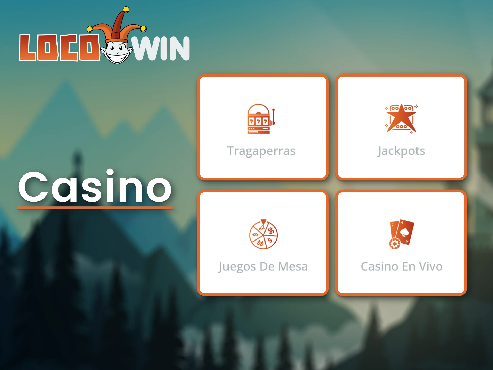 LocoWin dispone de diversos tipos de juegos para sus usuarios.