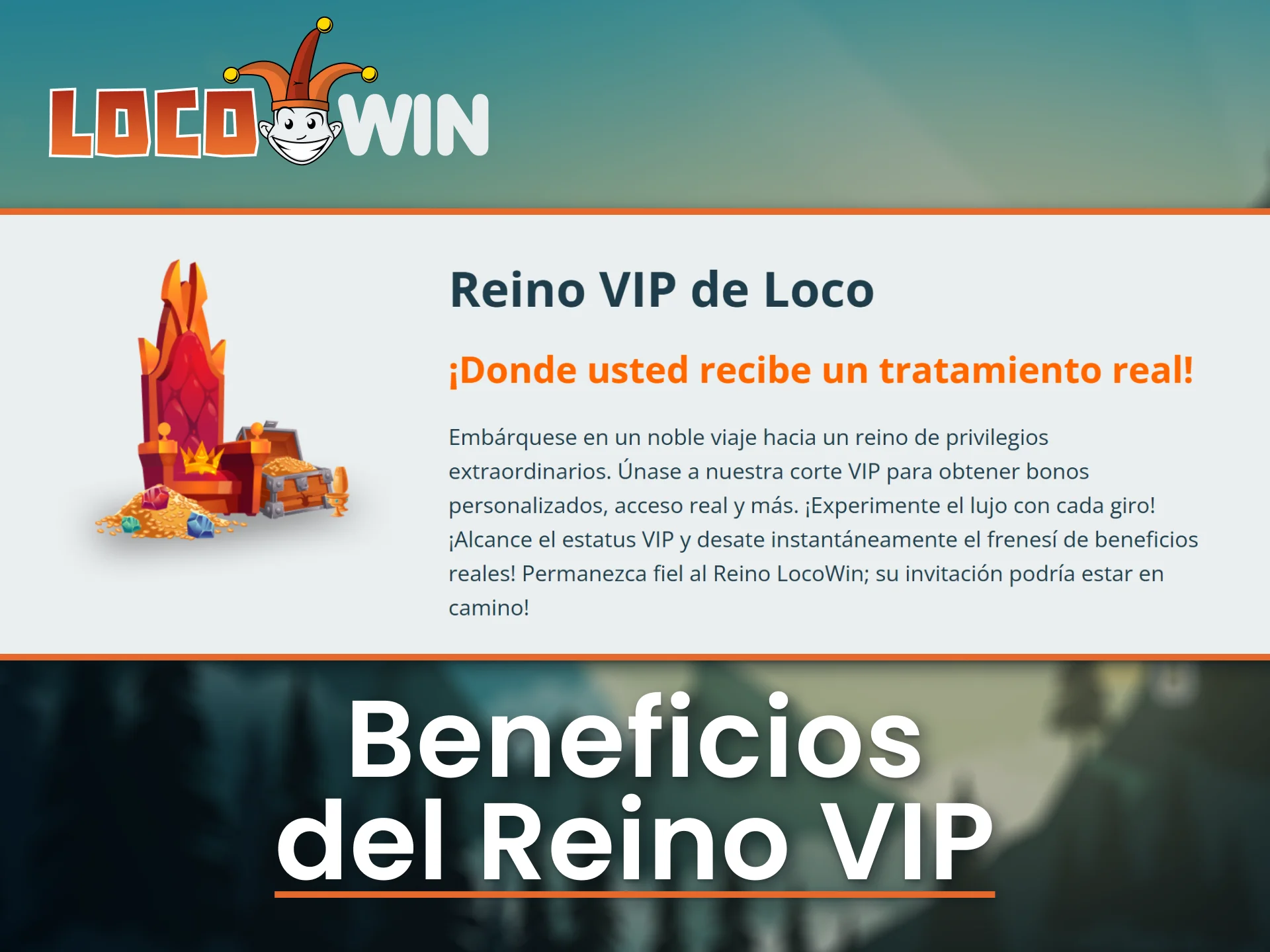 LocoWin ofrece un generoso programa VIP para sus usuarios.