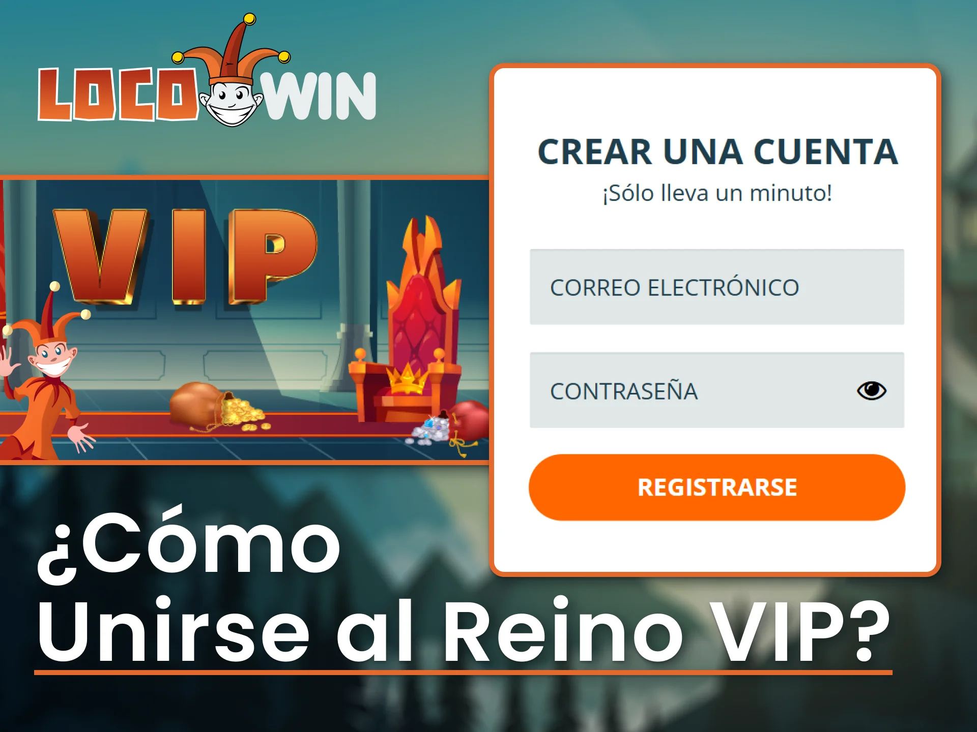 Únete al programa VIP de LocoWin y recibe excelentes recompensas.