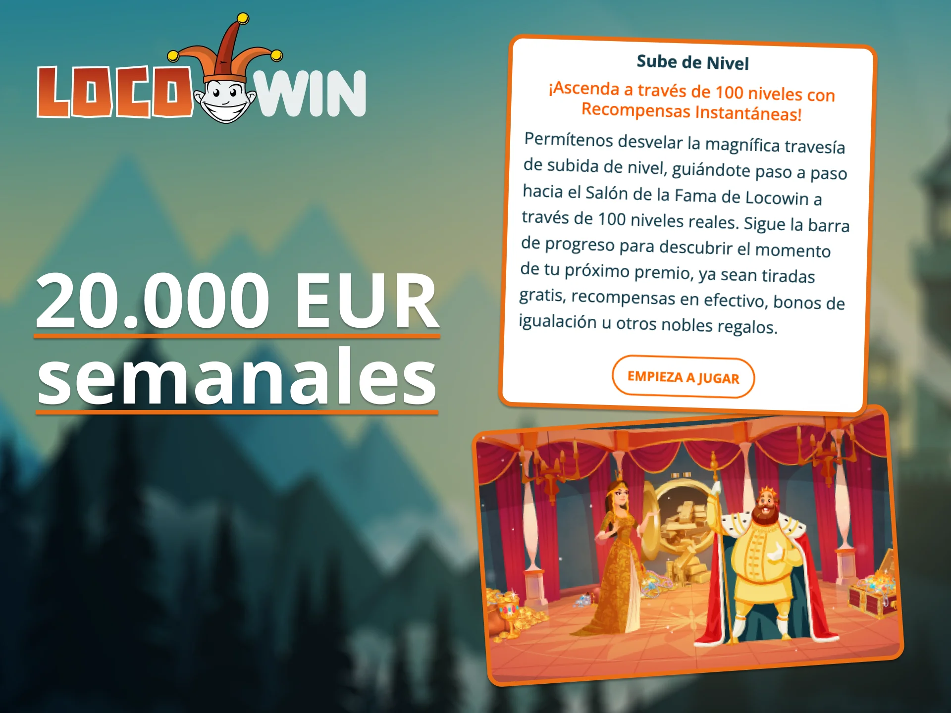 Gana puntos en LocoWin y sube al ranking semanal.