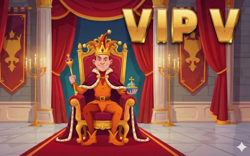 Conviértete en el rey del castillo con el nivel máximo VIP 5 en LocoWin.