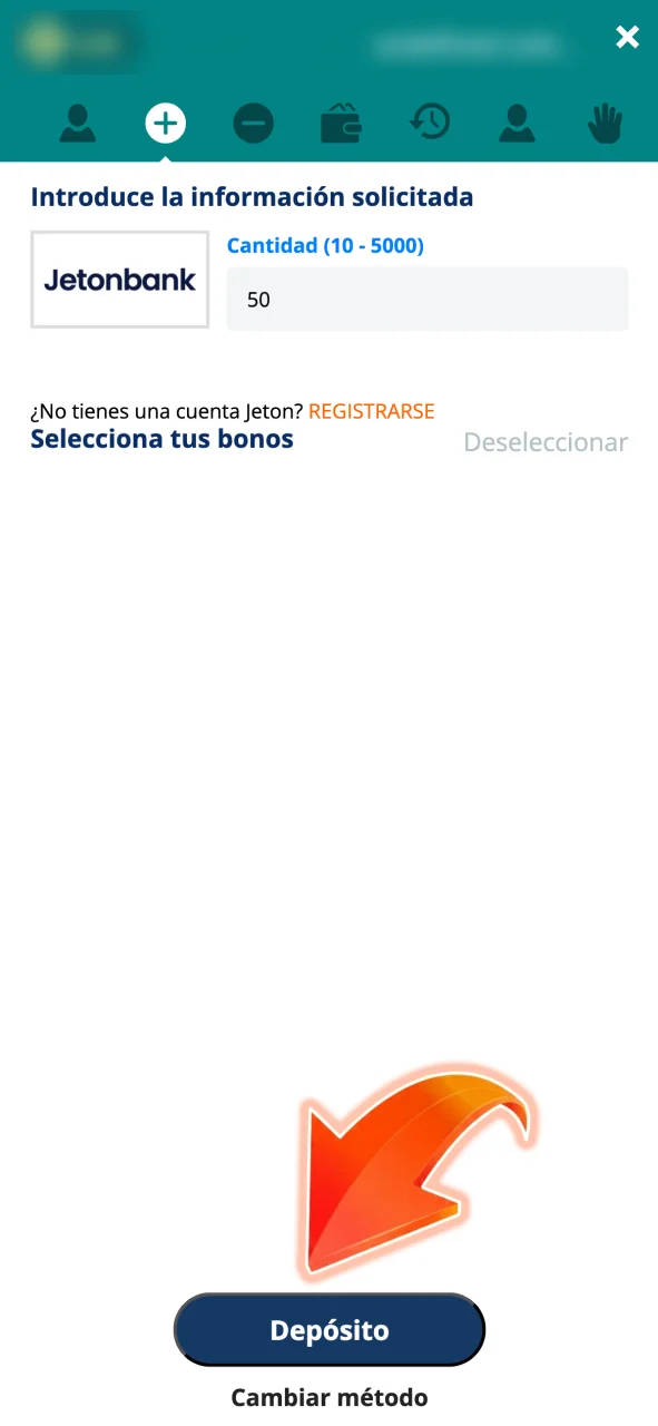 Haz tu primer depósito ahora en LocoWin.