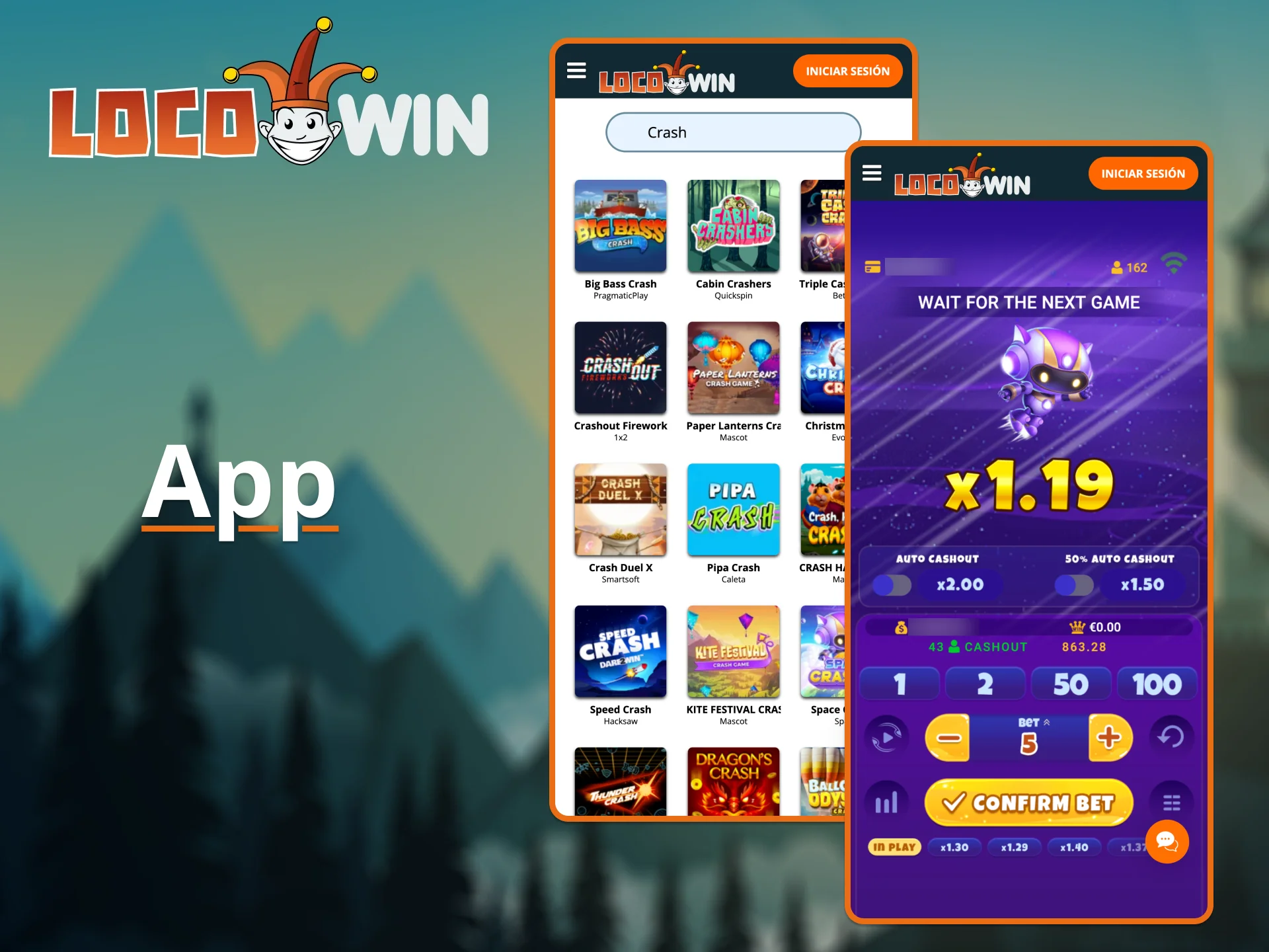 Accede a los mejores juegos crash desde tu navegador en LocoWin.