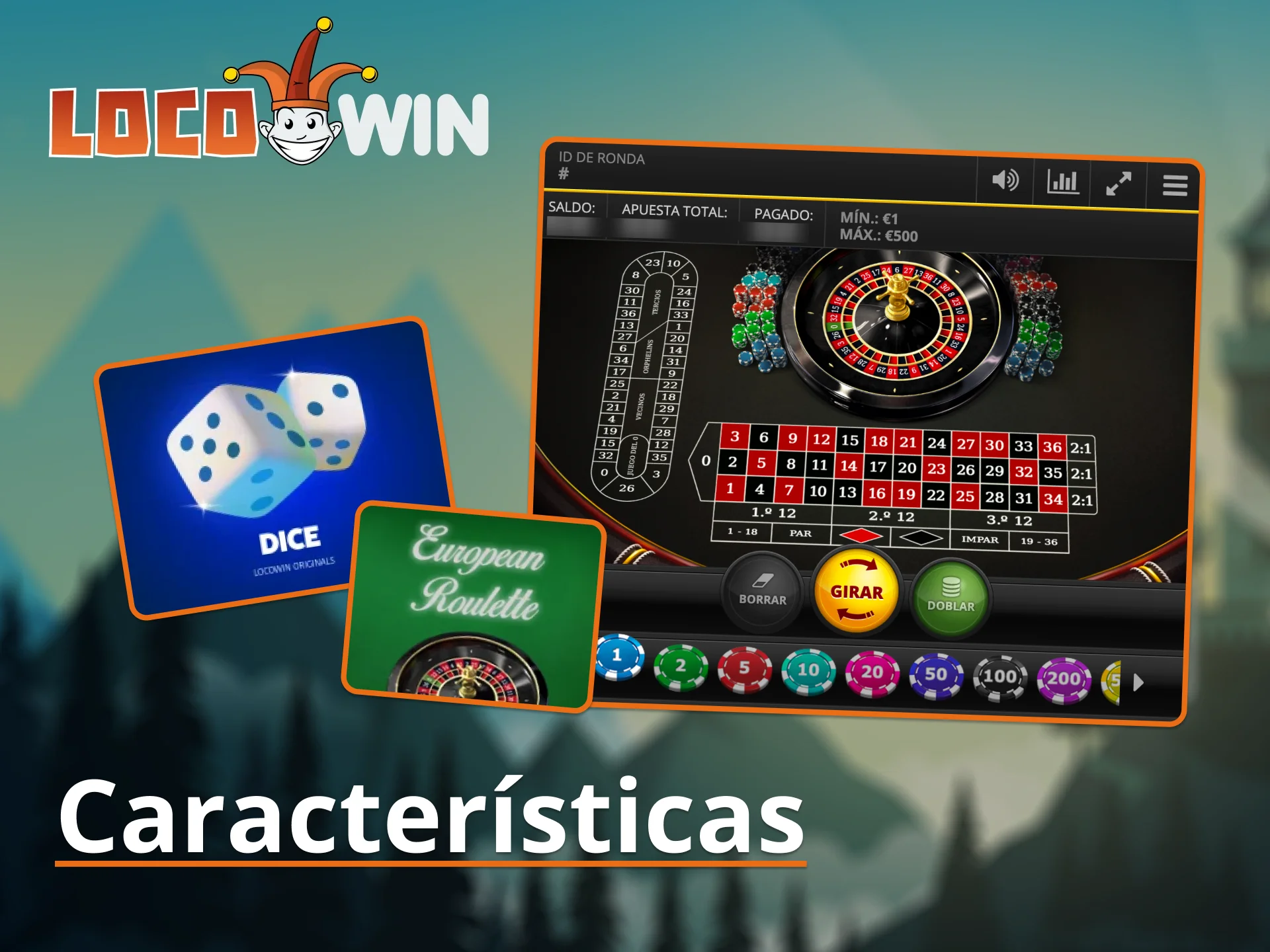 Usa decisiones estratégicas para ganar en LocoWin.