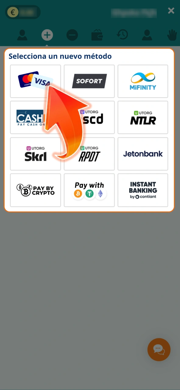 Elige tu método de pago preferido para depositar en LocoWin.