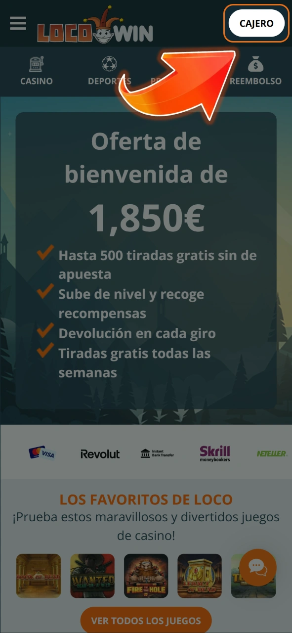 Explora las opciones disponibles para retirar dinero en LocoWin.